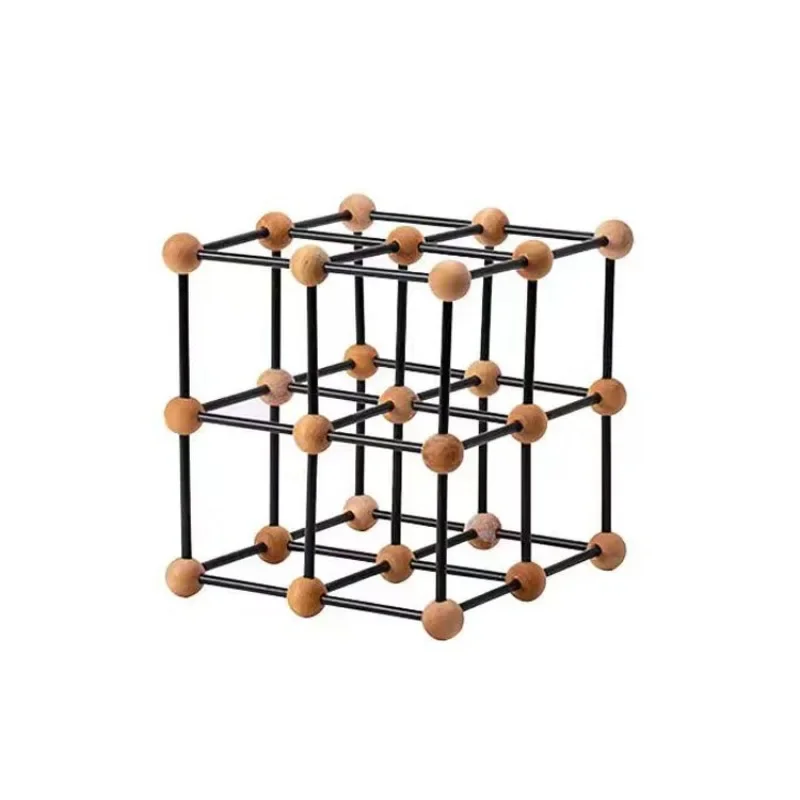 Modern art creative simple square geometric abstract bead frame ornament