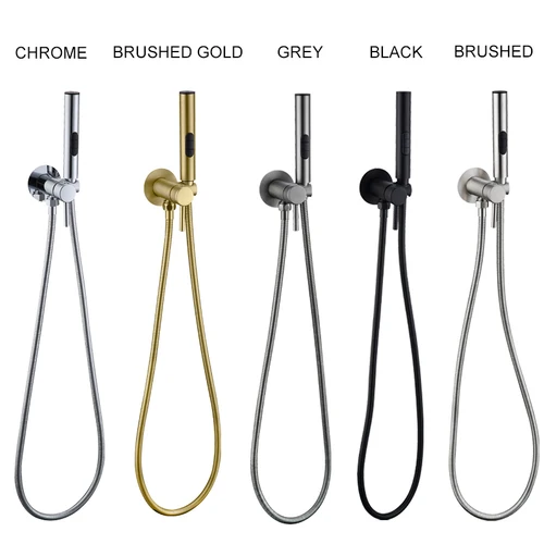 하이 퀄리티 황동 휴대용 벽걸이 하이브리드 온수 및 냉수, 스탠드 포함, 욕실 주방 변기 수도꼭지 비데 분무기 