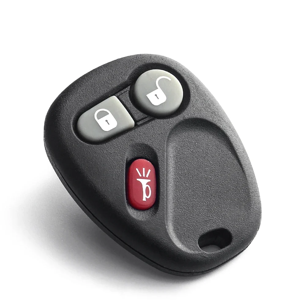 Dandkey Remote Car Key Shell Case 3 Buttons Fob For Chevrolet Suburban Pontiac Torrent Saturn Buick Rainier GM Keyless Entry