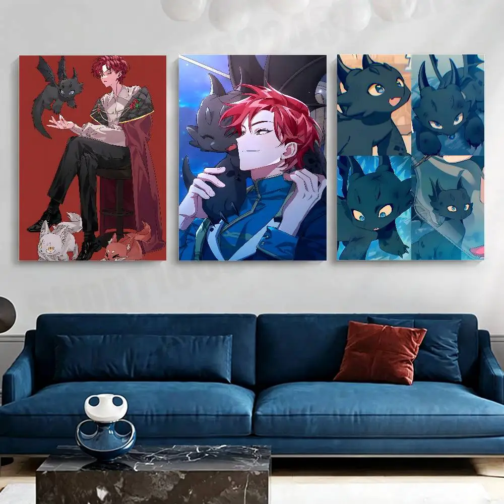 TCF C-Cale Henituse R-Raon Miru Poster Sticker Classic Art Painting for Home Bedroom Cafe Office Wall