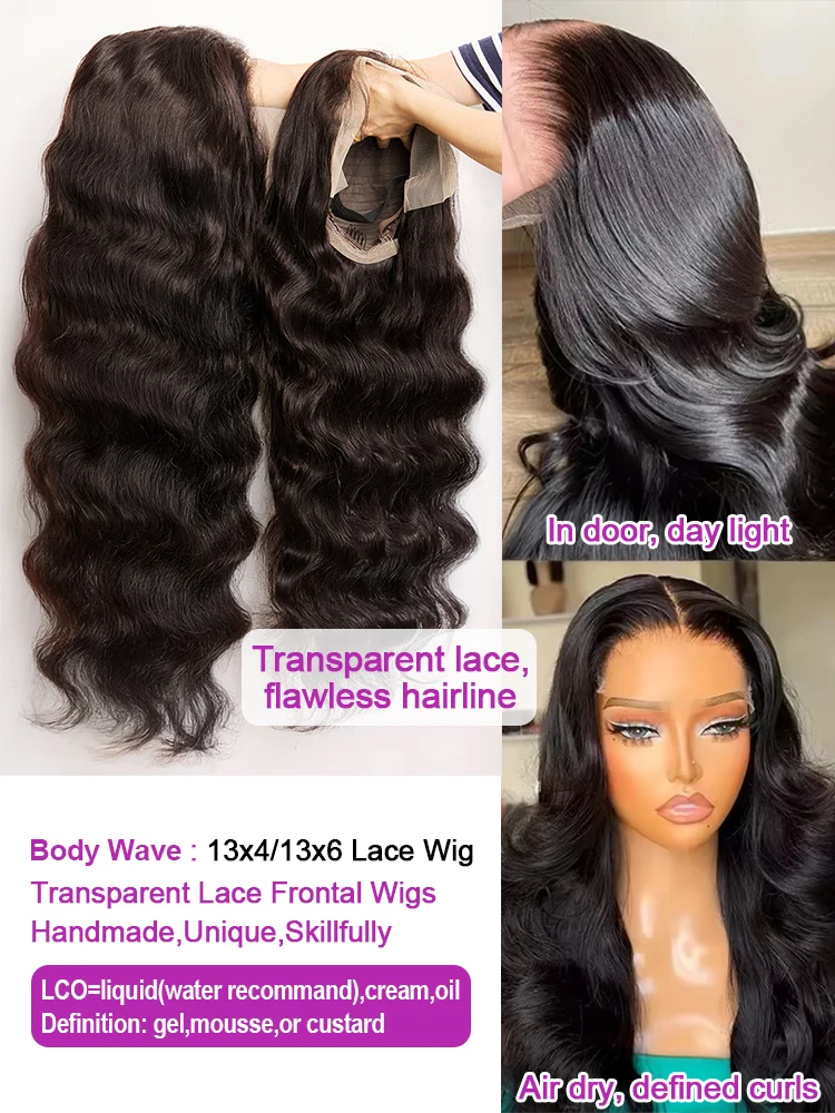 40 46 بوصة الجسم موجة 13x6 HD الدانتيل الباروكات الأمامية باروكة من شعر طبيعي البرازيلي 13x4 360 Hd الدانتيل شعر مستعار أمامي للنساء السود Preplucked