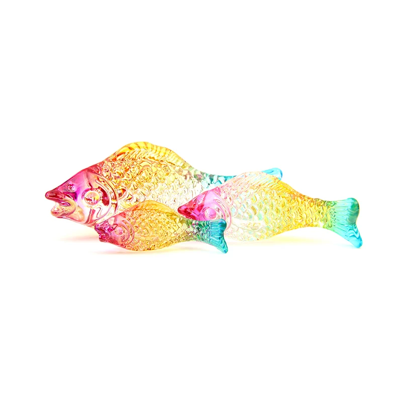 

Crystal Big colorful Carp Crystals Goldfish Carps Home Living Room Crystal Decorations Lucky Mascot Ornaments Home Decoration