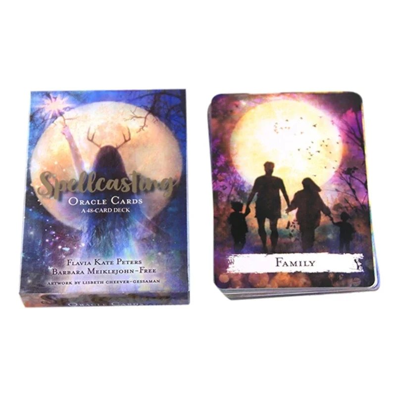 1Pcs Spellcasting Tarot Deck English Tarot Deck Oracles Cards for Family Holiday Party Playing Board Game Cards Tarot Pack