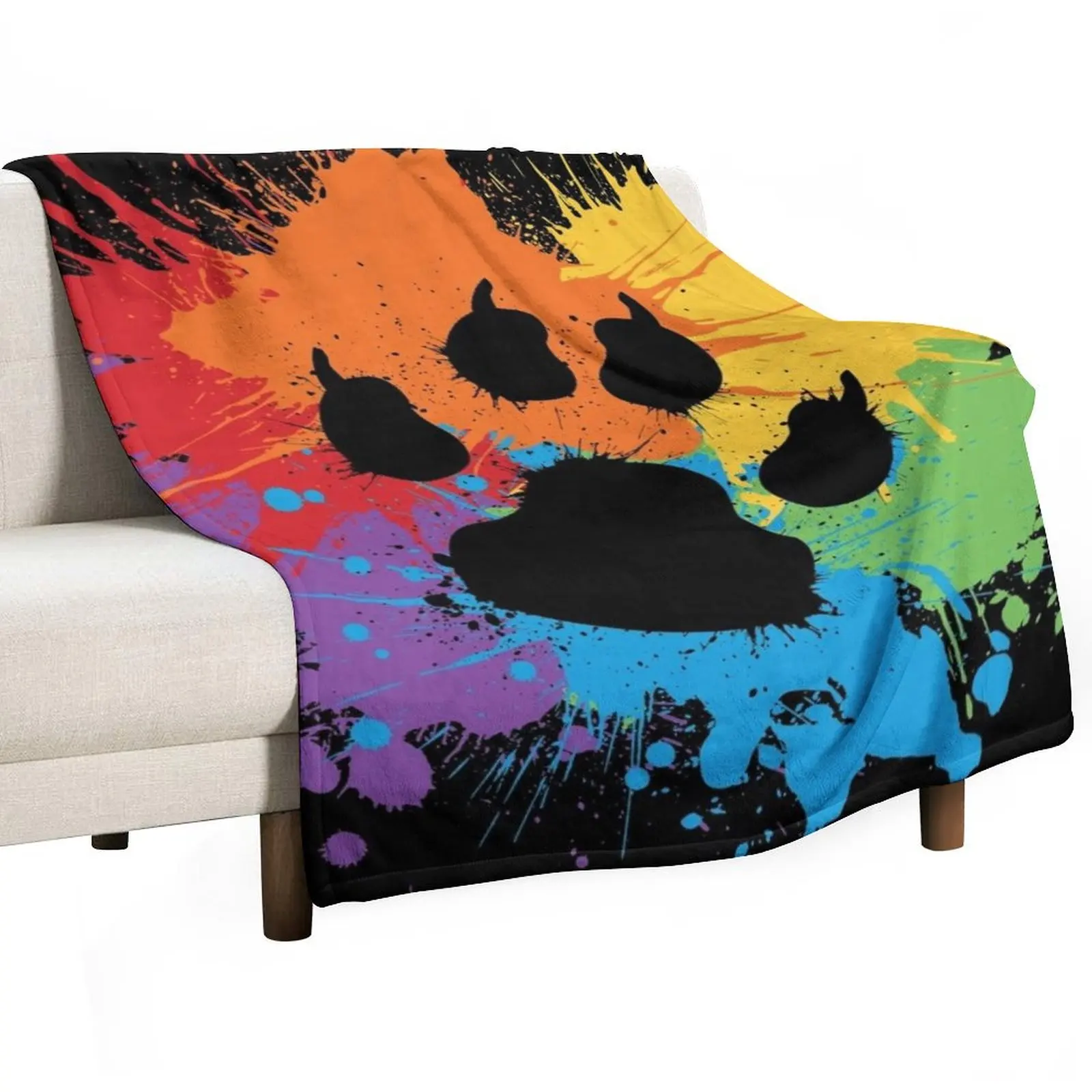 

Paw Pride: Dark 2019 Throw Blanket Nap Single Winter beds For Baby Blankets