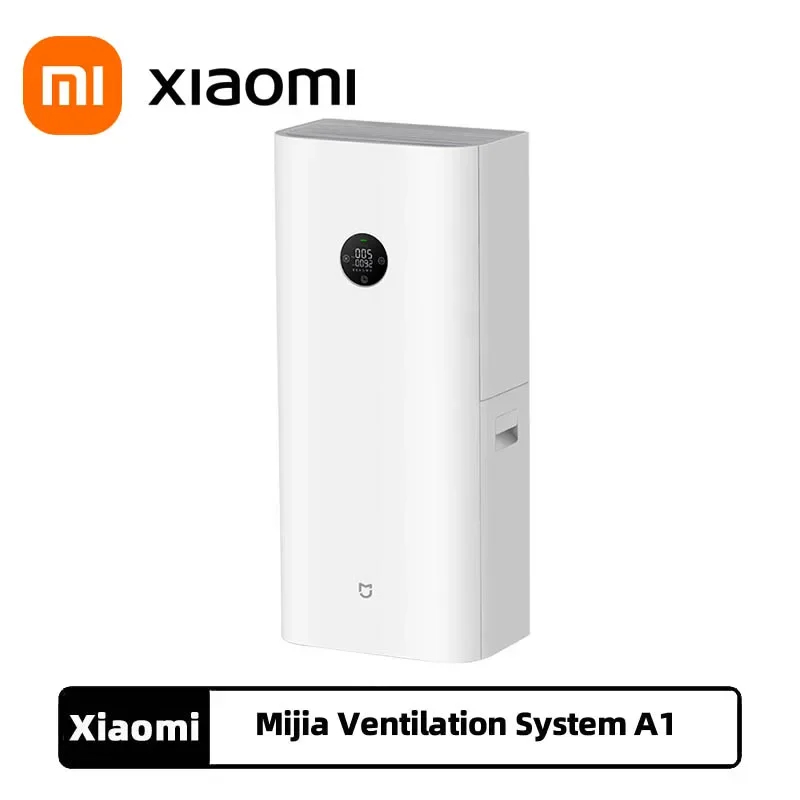 Original Xiaomi Mijia Belüftung System A1 PTC Hilfs Heizung 150m ³/h Air Volumen Mijia Luftreiniger Anwendbar Bereich ≤ 53 ㎡