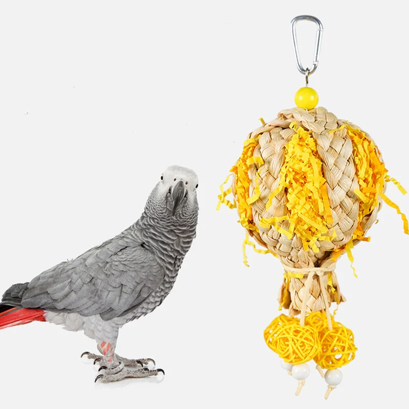 1 Peça, Cor e Estilo Aleatórios, Brinquedo para Papagaios para Mastigar e Brincar, Brinquedo de Escalada para Treinamento e Alívio do Tédio, Brinquedo Especializado para Agapornis, Calopsitas e Periquitos