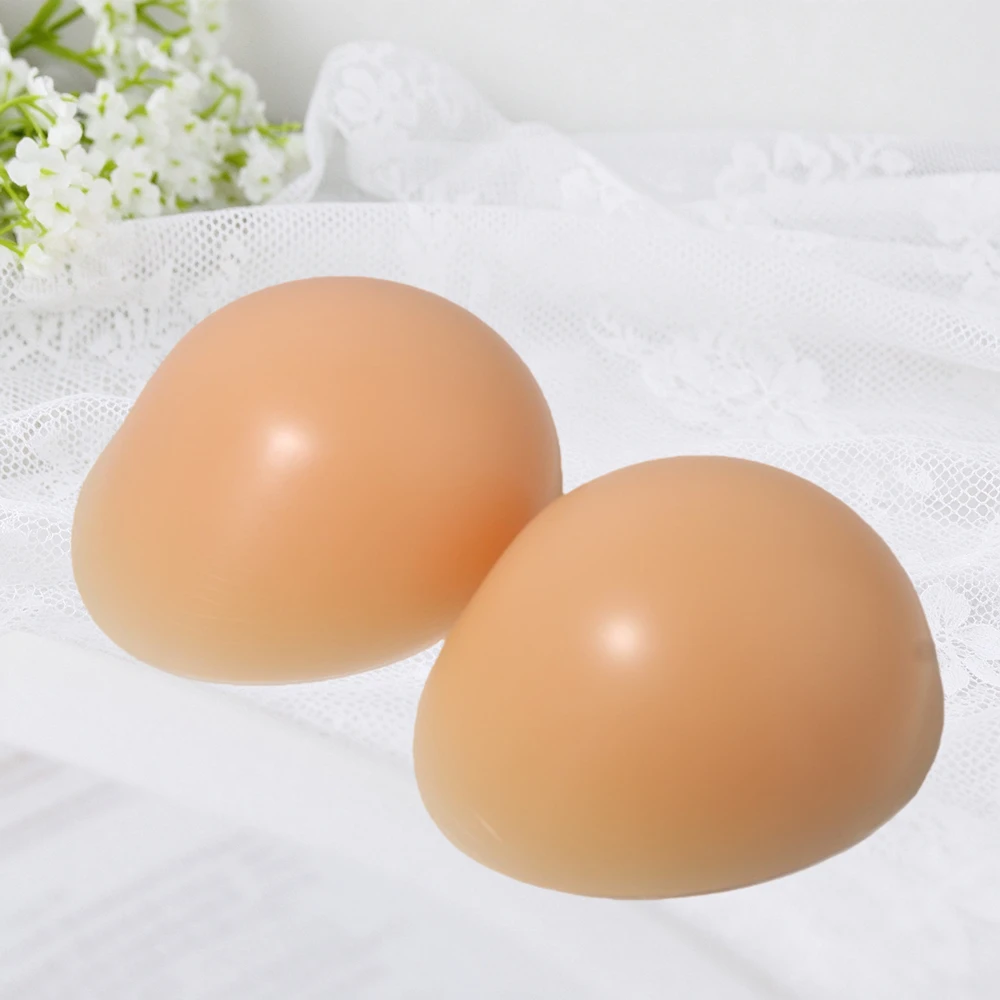 Lightweight Realistic Silicone Breast Pad Fake Breast Form for Crossdresser Men Trans Cosplay Streamer Breast Prosthesis
