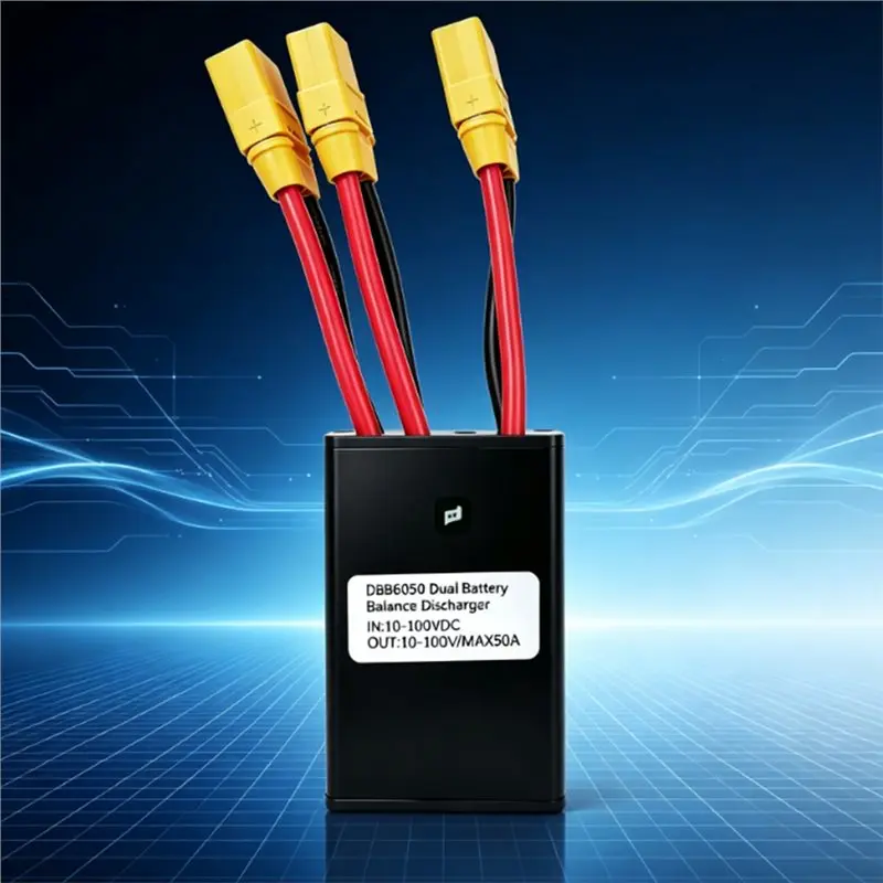 NEW HOT in Stock-XT90 Connection Adapter Ebike Dual Battery Balance Module Convertion Electric Bike 50A Dual Battery Discharge