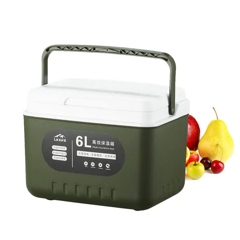 New Food-grade 5.4 QT Ice Coolers High-Performance Personal Ice Chest High Capacity Ice Chest for Travel Beach Camping Fishing