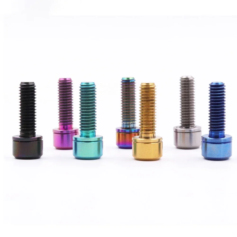1/2 шт. M5*14 мм титановый сплав тормозные ручки болты MTB горный велосипед рычаг переключателя винты велосипедные болты Запчасти