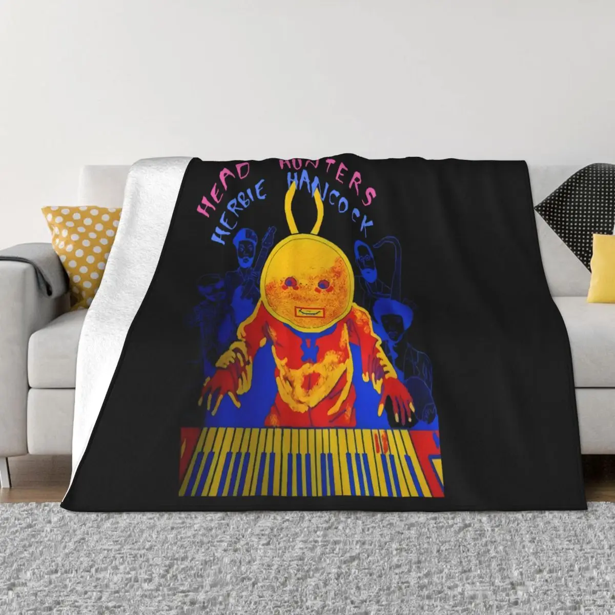 New Popular Herbie Hancock Head Hunters Jazz Singer Mens Black T Xs3Xl Funny Throw Blanket