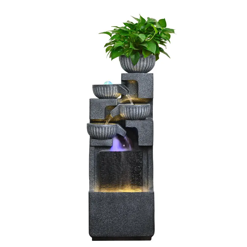 CX modern simple rockery flowing water ornament living room floor decoration