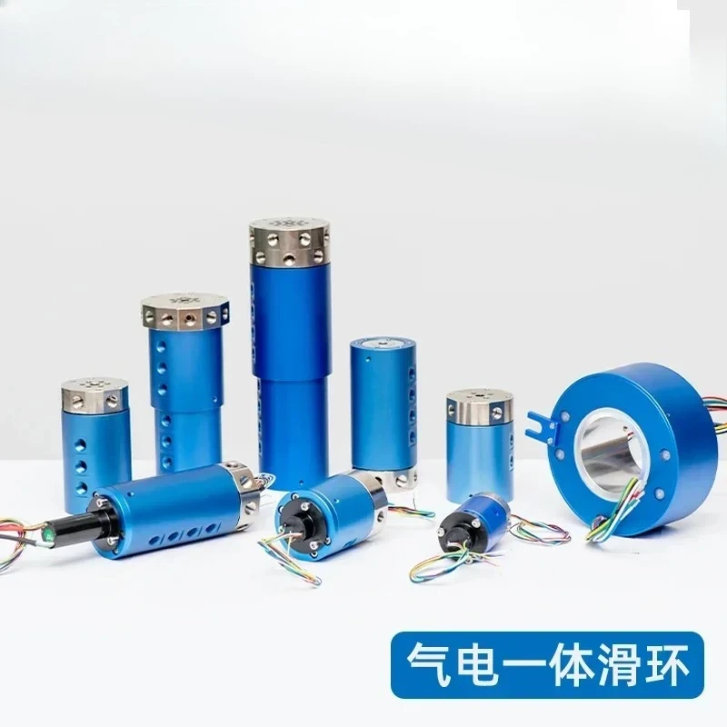 

Pneumatic and electric integrated sliding 2 4 6 8 10 12 20 channels of gas+6-56 channels through paint 360 degree rotary joint