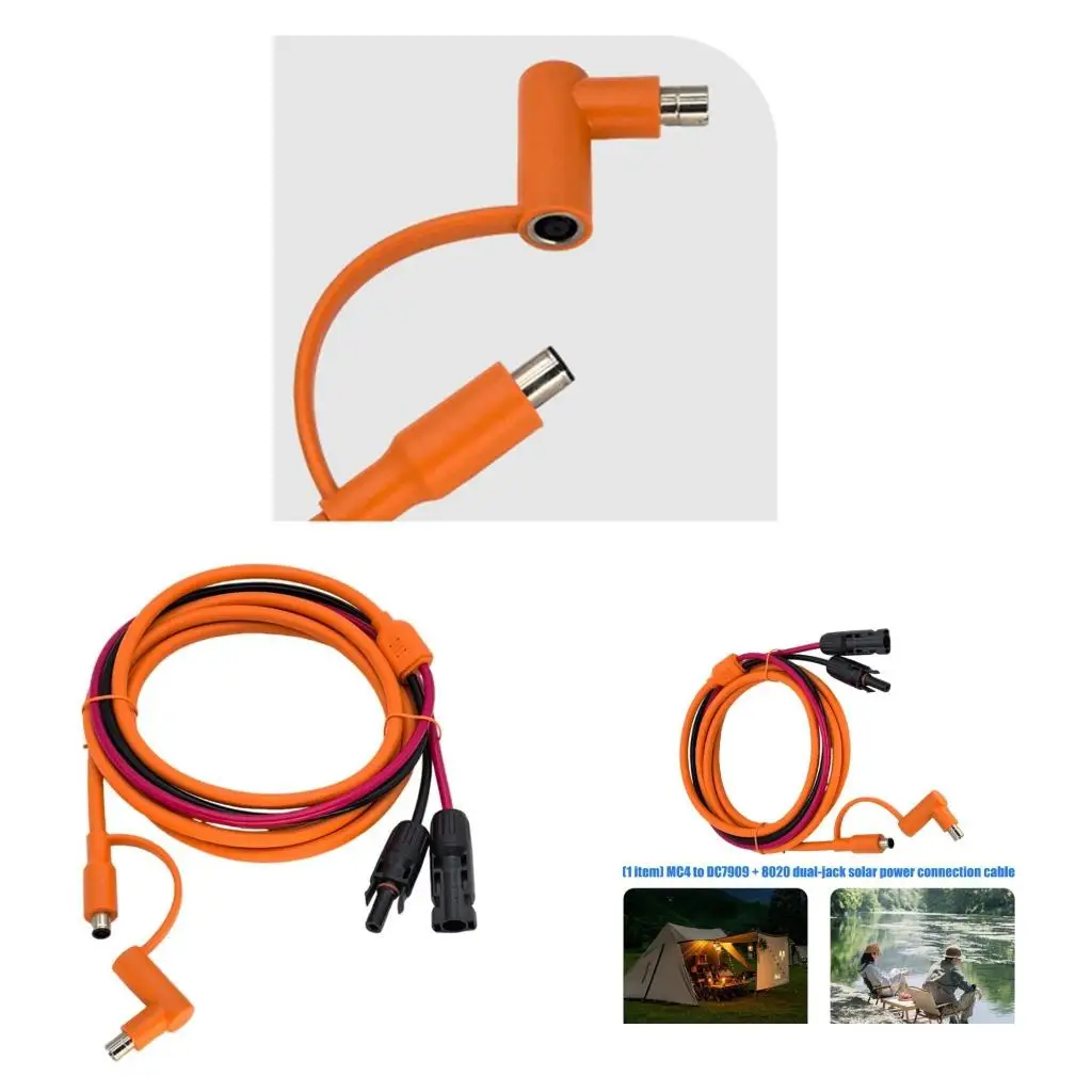 Safe and Stable Transmission Solar Connector to DC7909 /8020 Solar Power Cable for Protecting Sensitive Electronics in Outdoor