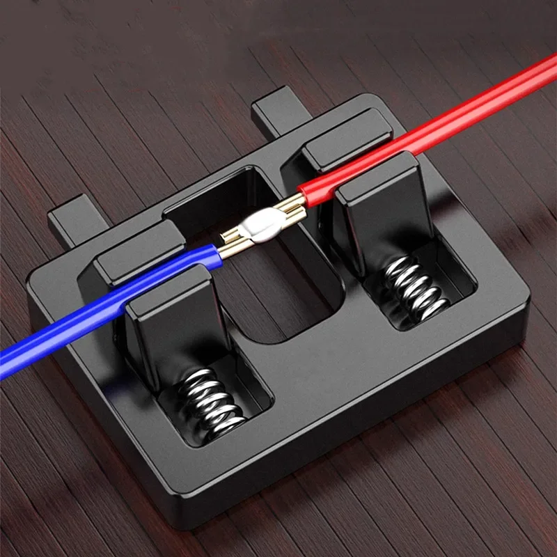 Welding Wire Fixture Soldering Holder Anti Slip Dual Clamp Adjustable 360 Rotatable Suction Bracket for Electronic Repair image 4