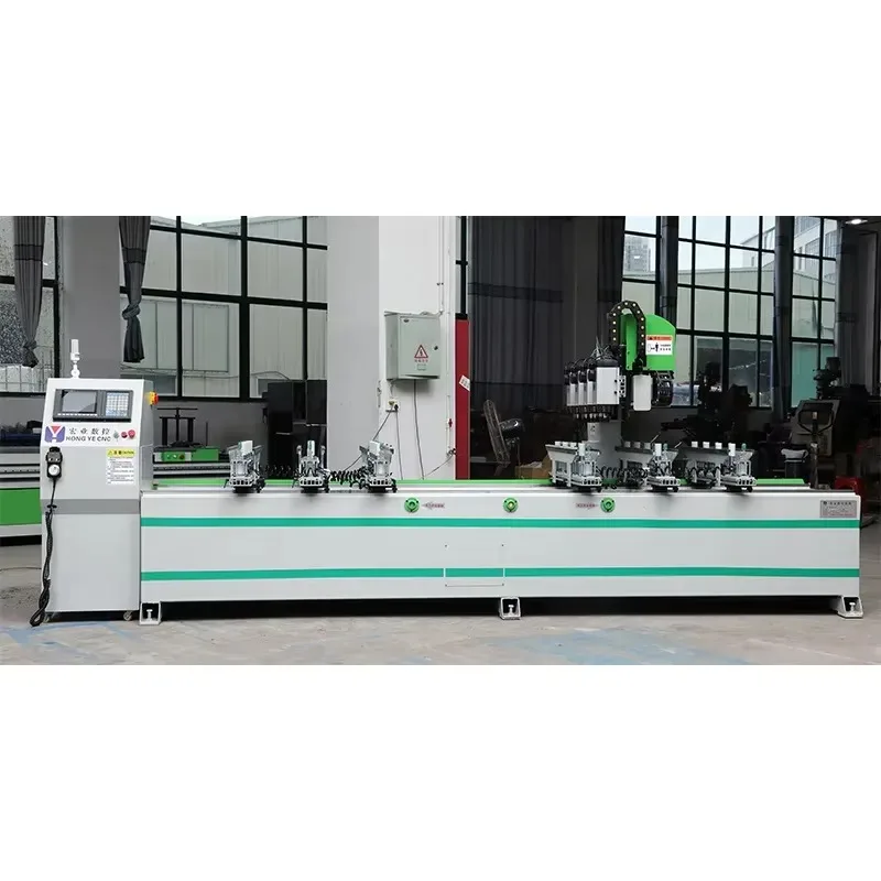 Special-Shaped 4-Axis CNC Mortising Machine, Double-Process CNC Woodworking Machinery for Furniture