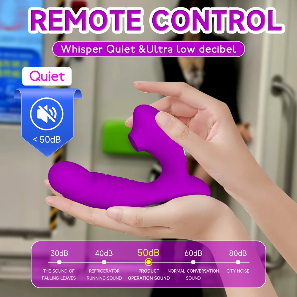G Spot Dildo Vibrator Sucker with Powerfu 10 Modes Oral Sucking Adult Sex Toys for Women Clitoris Stimulator Couples Fun Lesbian