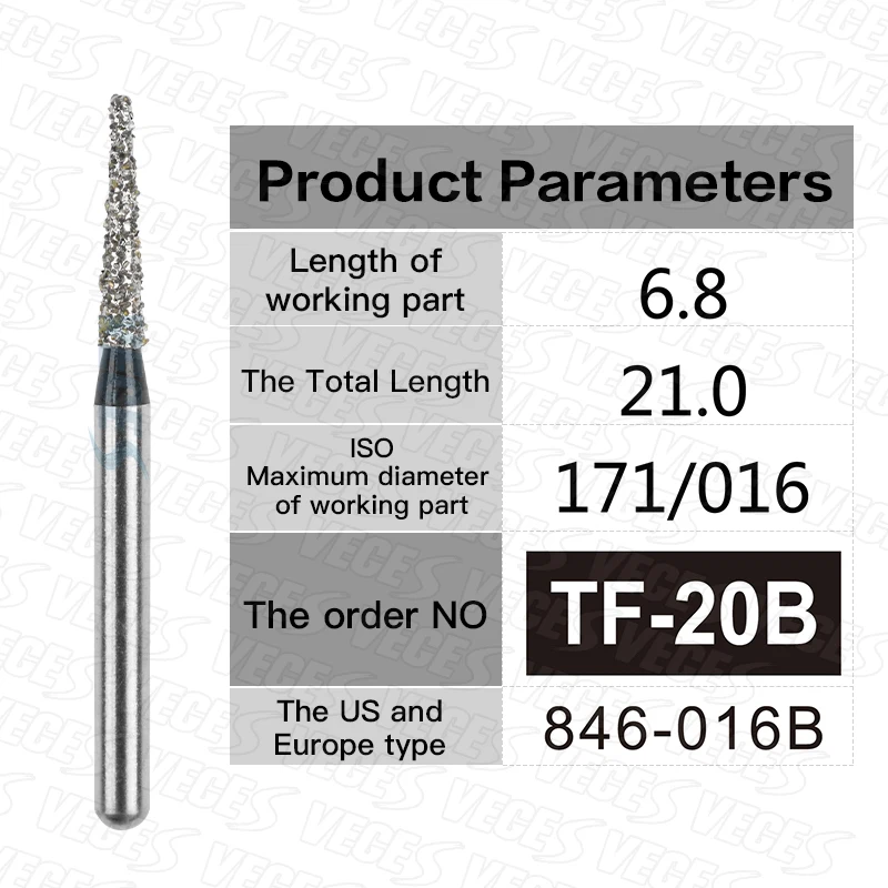 TR Typ Extra Grobe Dental Diamant Bohrer Standard Zahnmedizin Erdbeeren Bohrer Zahnarzt Werkzeuge FG High Speed Bur 1,6mm 10 stücke