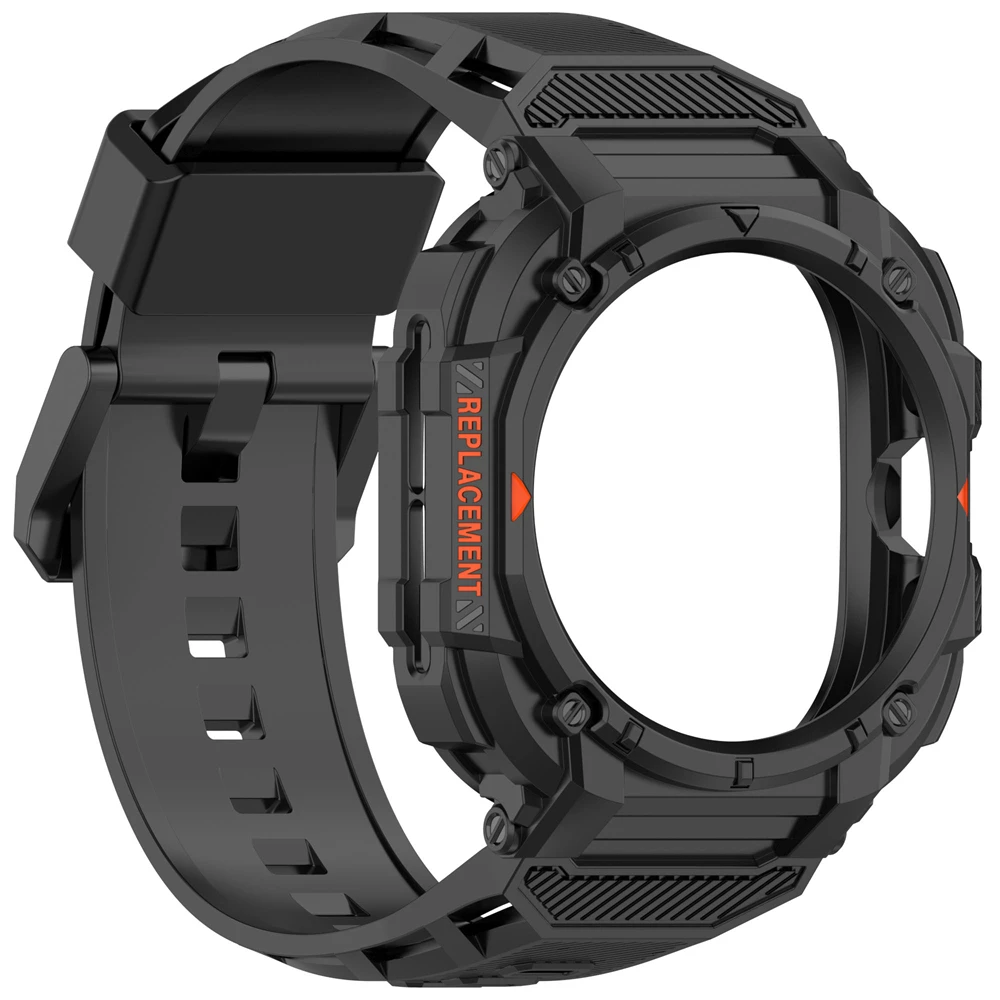 Correa 2 en 1 + funda para Samsung Galaxy Watch 7 Ultra 47mm pulsera deportiva funda protectora de tpu para Galaxy 7 Ultra
