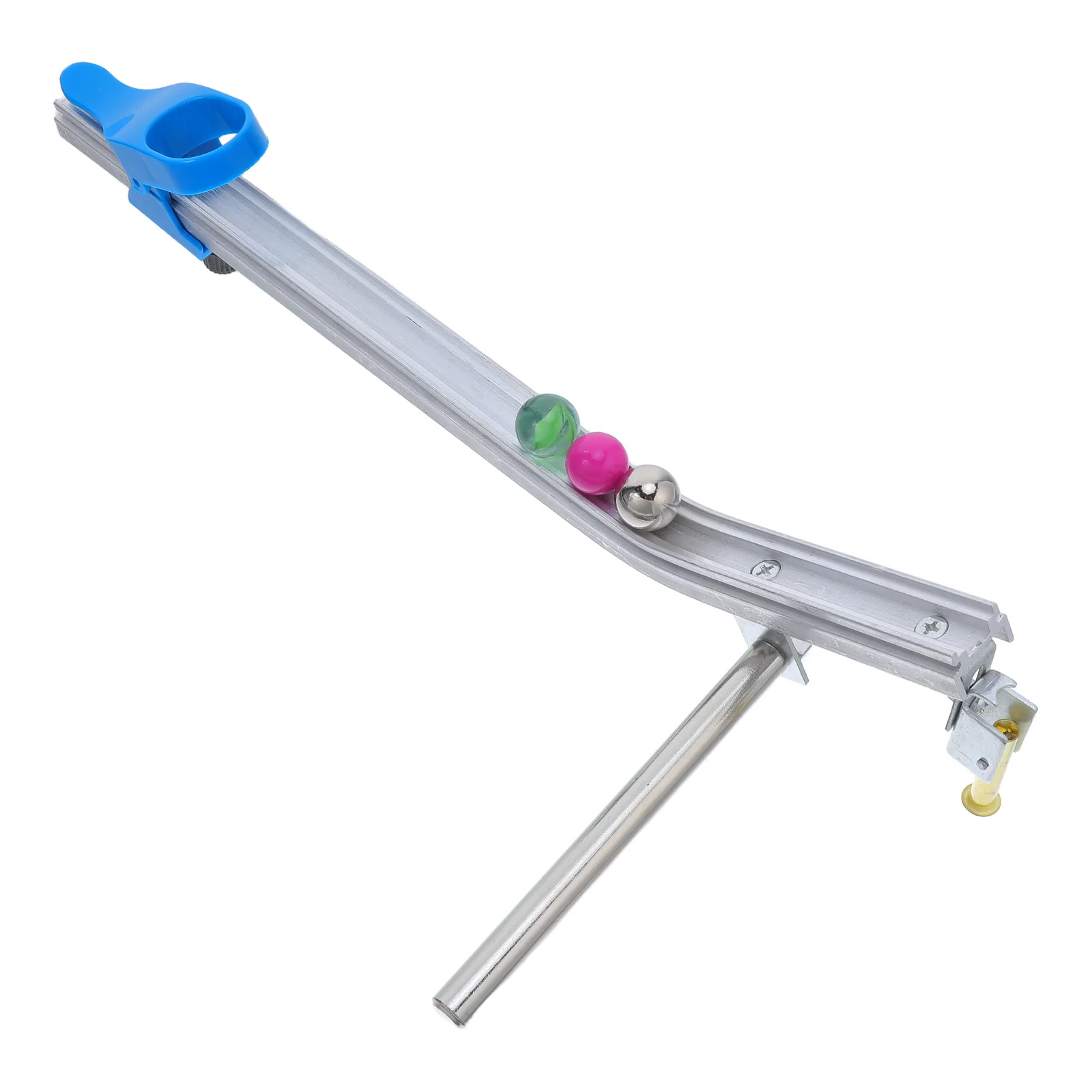 Momentum Conservation Law Demonstrator Collision Motion Experiment Streamlined Track Ball Apparatus Classroom Physical Science