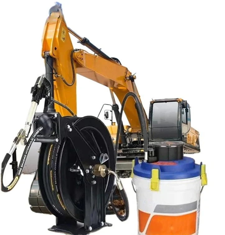 Butter machine reel excavator special small reel automatic recovery sinking type special pipe collector
