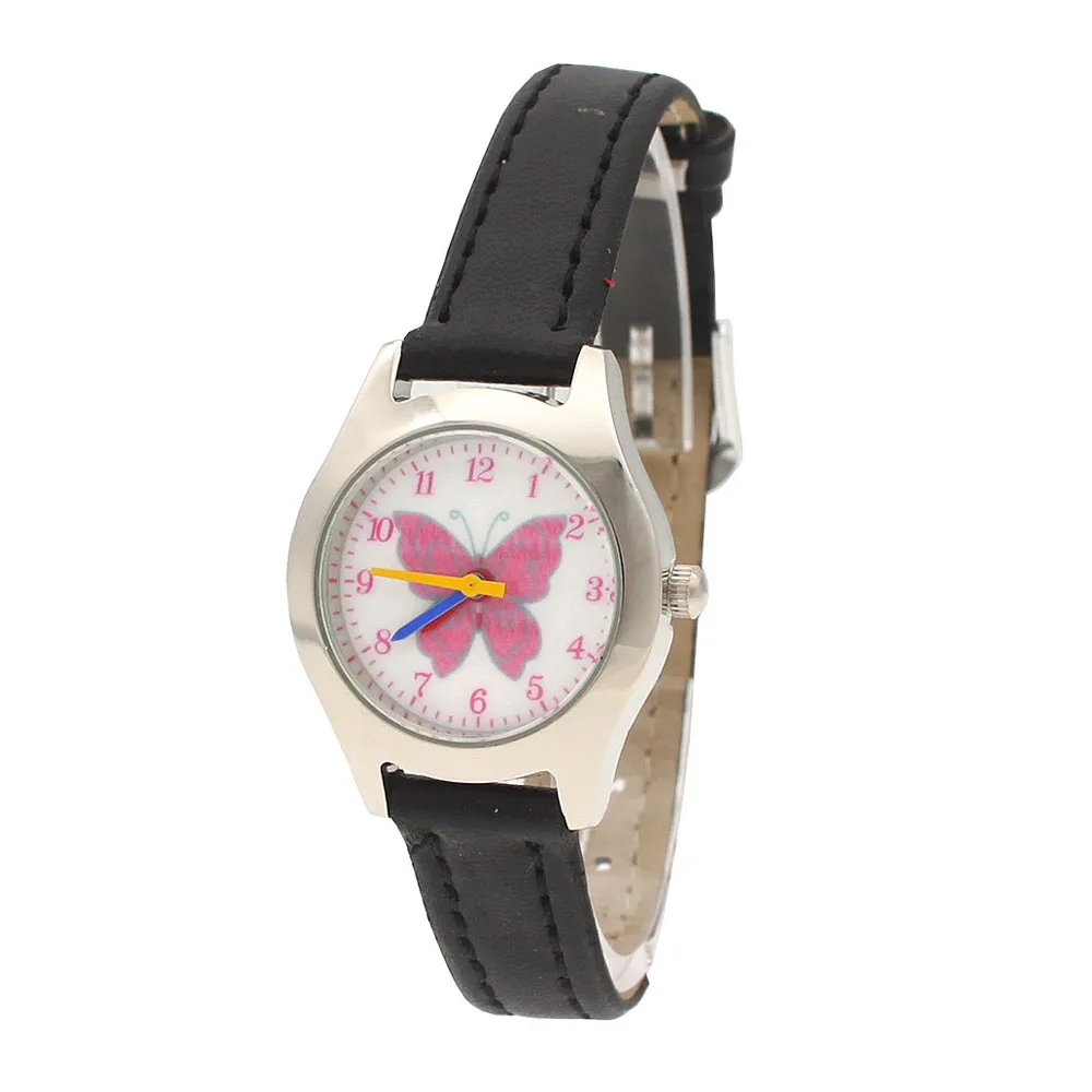 

Cartoon Silicone Butterfly Dinosaur Kids Watch Children Girls Boys Students Quartz Wristwatches Relogio Kol Saati Clock