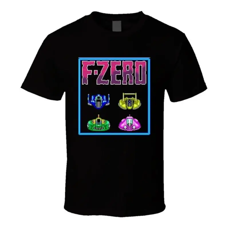 Camiseta clásica de videojuego F-zero Snes