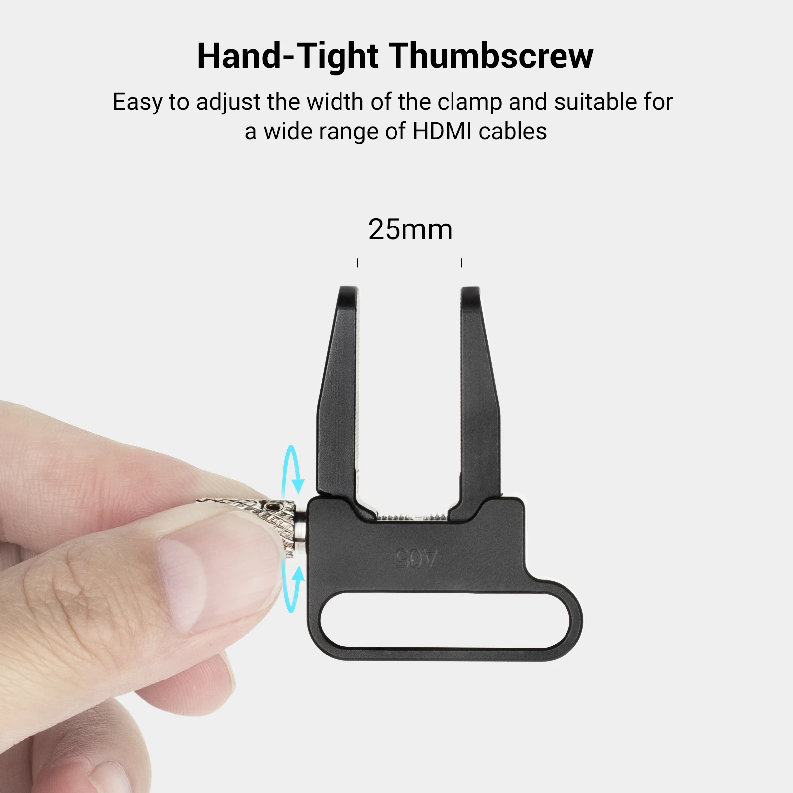 SmallRig HDMI Cable Clamp for Sony for Canon for FUJIFILM for Nikon for Panasonic Camera Cage 3637