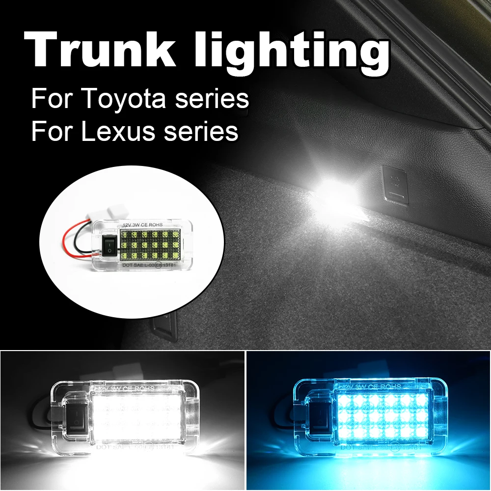 For Toyota Rav4 5th 2022 2023 2024 MK5 XA50 Scion Highlander Prius Venza LED Trunk Lights Luggage Compartment Lamp Canbus