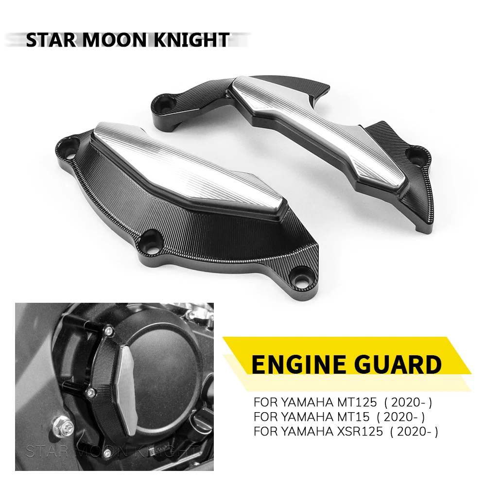 

For YAMAHA MT125 MT-125 MT 125 MT15 MT-15 MT 15 XSR125 XSR 125 2020- Engine Guards Cylinder Head Guards Protector Cover Guard