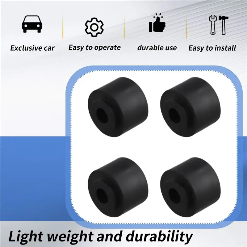 A99F-For Ssangyong Rexton Suv Petrol & Turbo Diesel Car Front Sway Bar Link Bush Set 4476008000