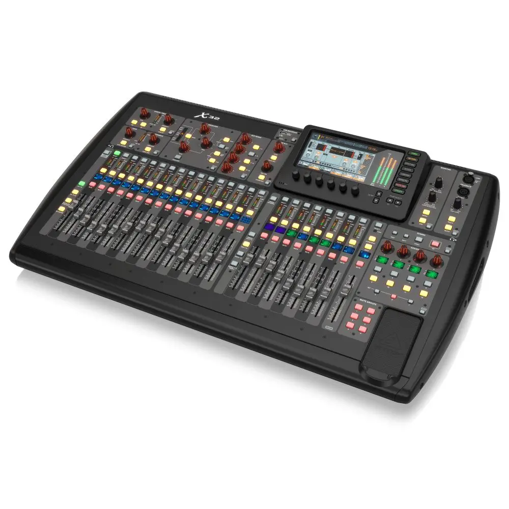 X32 Digital Console 32 Inputs 16 Outputs Stage Digital Mixer Line Array Speakers System Audio Equipment