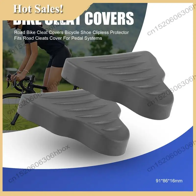 

-HOPE Road Bike Cleat Covers Bicycle Shoe Clipless Protector Fits Look Road Cleats Cover For Shimano Spd-Sl Pedal Systems