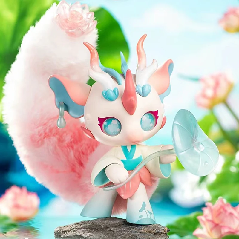 2024 New Dragon Year Kabutu Blind Box Kabu Rabbit Flower And Dragon Mysterious Surprise Guess Figure Collection Model Doll Toys