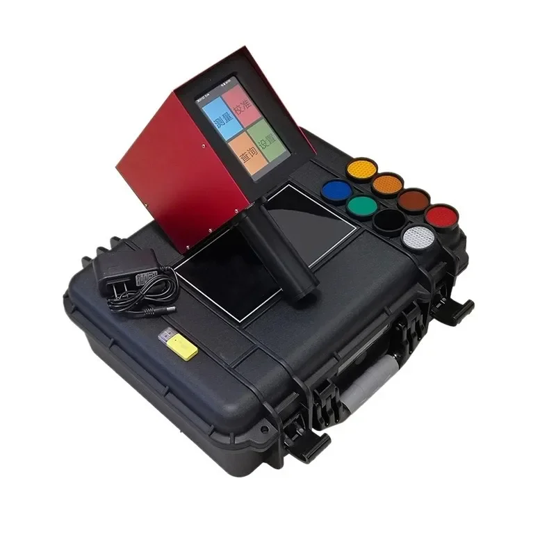 Reverse reflection mark measuring instrument Handheld touch screen model Railway highway Port reflective film marking