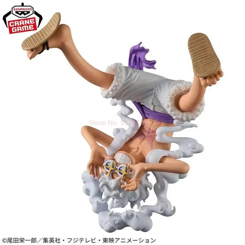 Original Bandai One Piece Figure Banpresto Koa King Of Artist Luffy Gear 5 Action Figurine Anime Genuine Model Toy Ornament Gift