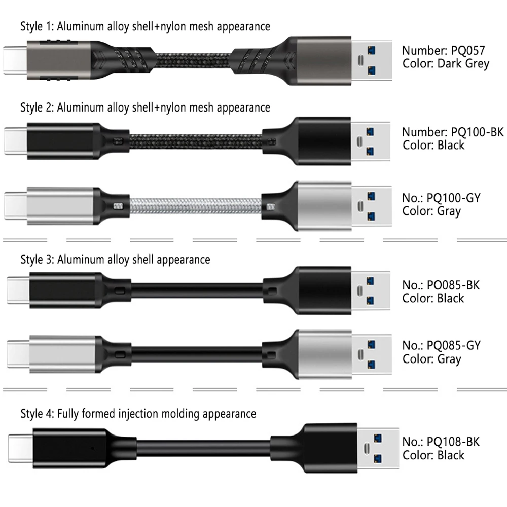 UGOURD-Câble de transfert de données de type A à C, USB 3.2, Gen2, 10Gbps, HUB, boîtier SSD, disque dur mobile, téléphone, PD 60W, 20V, 3A, charge rapide