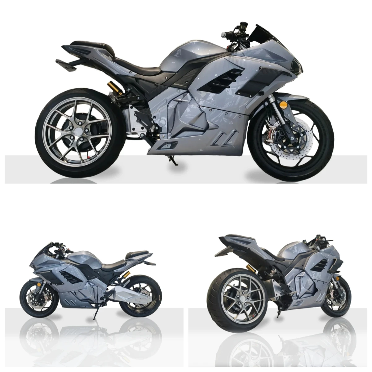 2024 8000W Electric Motorcycle - 72V Battery Up to 300km Range