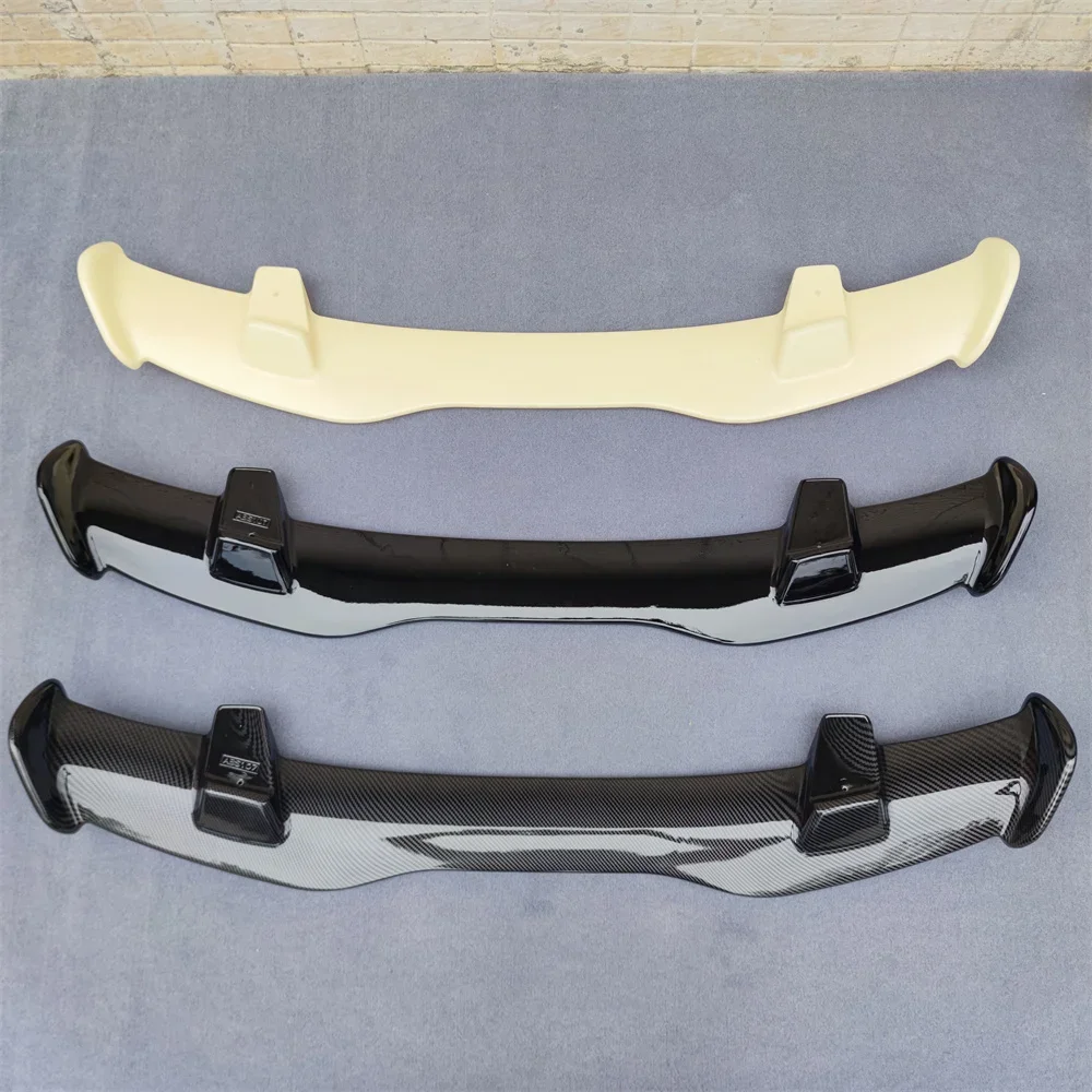 For Mitsubishi Eclipse Cross 2018 20120 2022 Spoiler ABS Plastic Carbon Fiber Look Hatchback Roof Rear Wing Body Kit Accessories