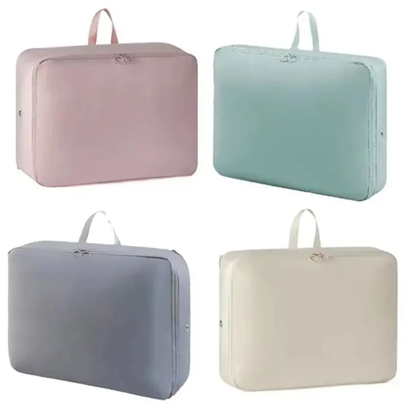 ABBP-4PCS/Set ضغط التعبئة الملابس أسفل سترة القطن لحاف تخزين التوسع المنظم حقيبة
