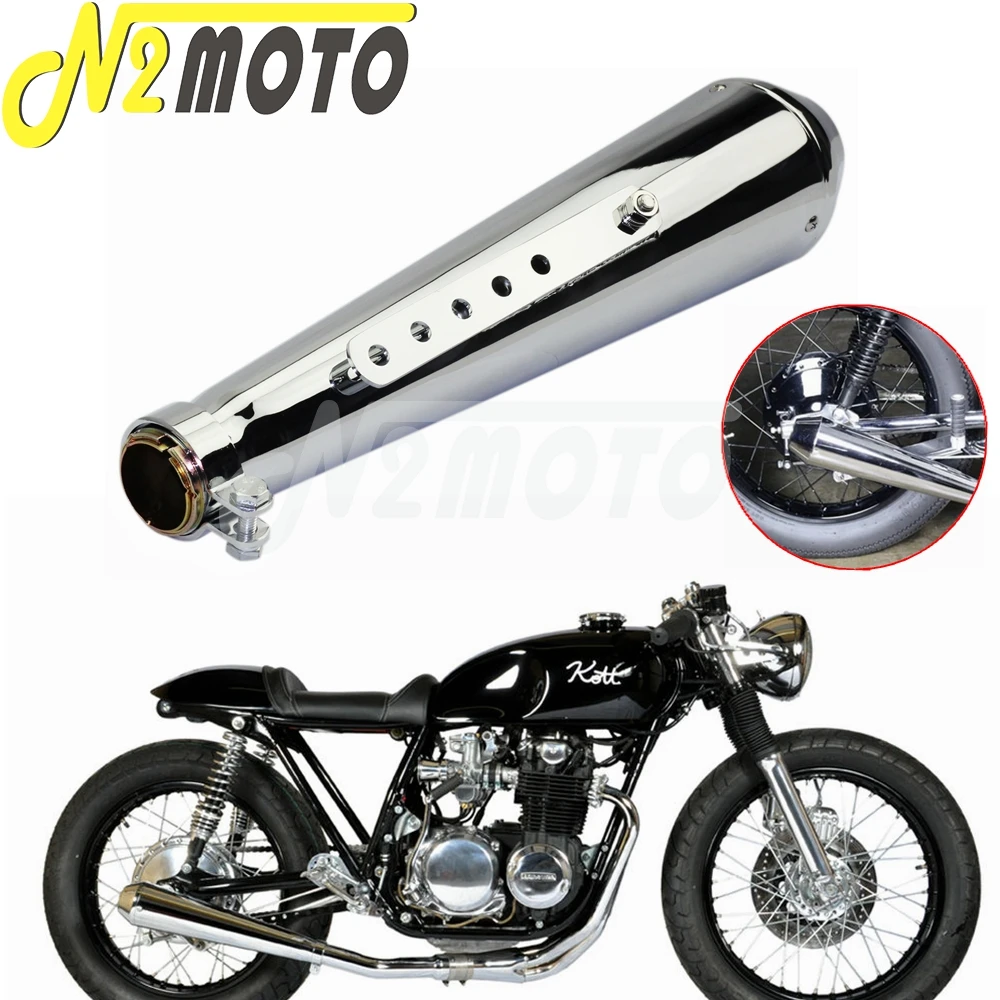 

Motorcycle Shorty 35mm 38mm 41mm Exhaust Muffler Pipe Megaphone For Harley Cruiser Bobber Chopper Cafe Racer Old School Touring