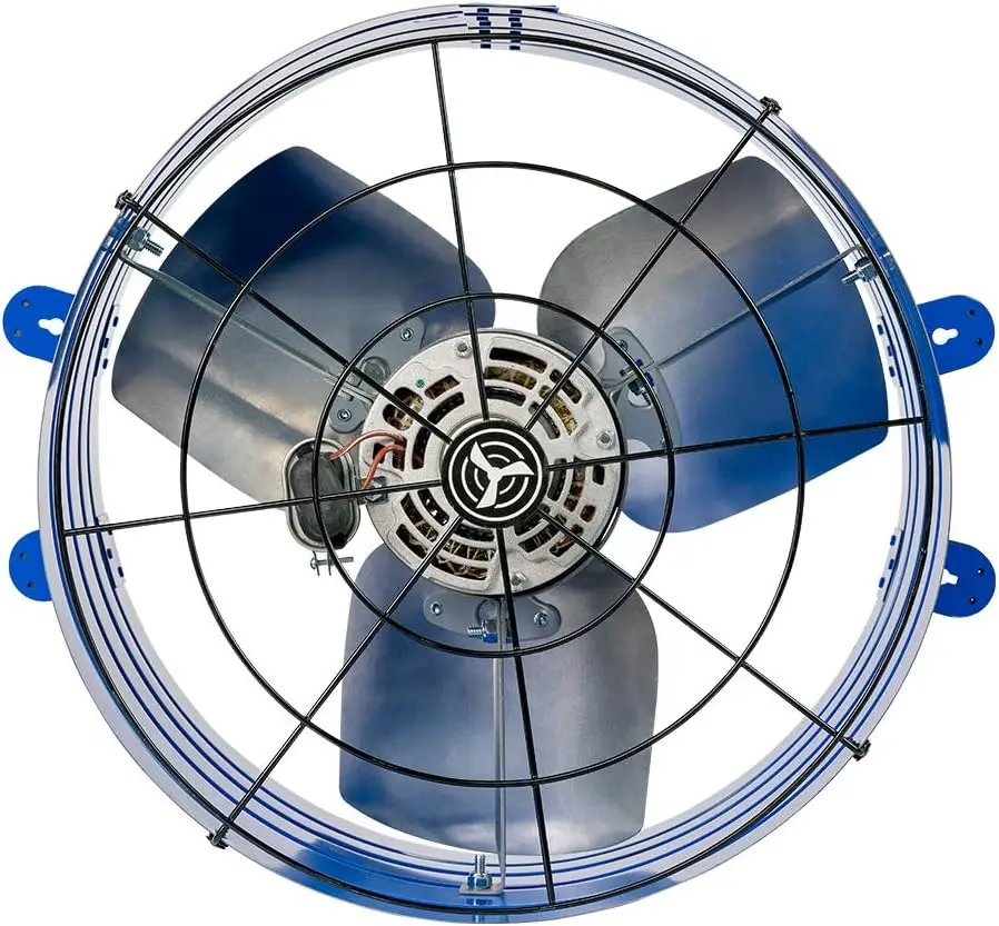 AFG PRO2.0 Attic Fan for Gable Vents 1945 CFM Adjustable Thermostat 20ft Power Cord Plug-and-Play Two Speed Capable