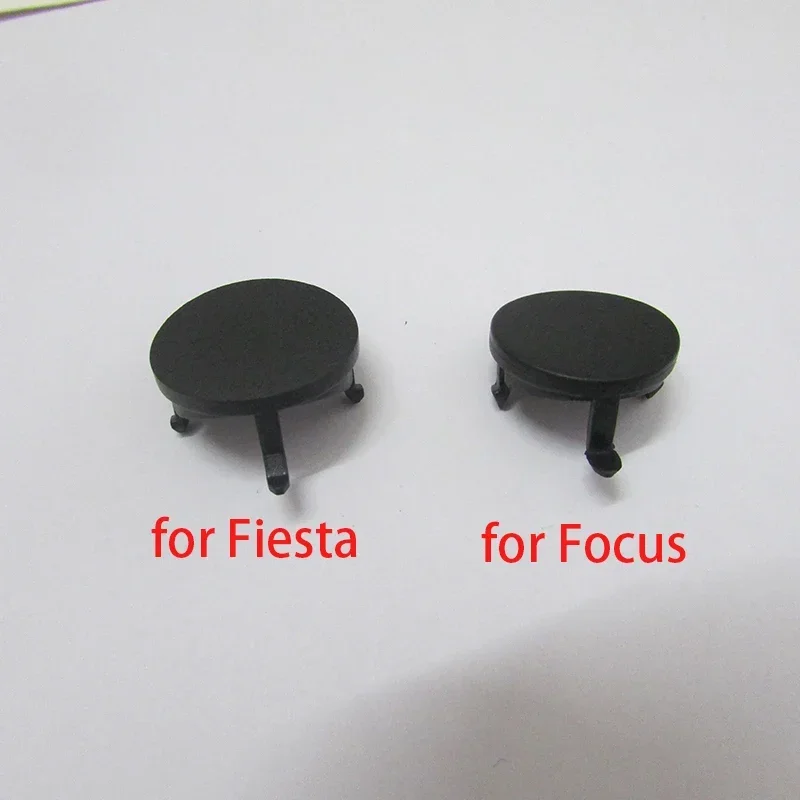 1pc maçaneta interna da porta capa preta alça interna parafuso pequeno buraco tampa decorativa para ford nova fiesta focus ecosport