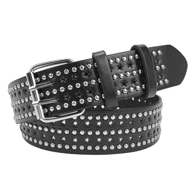 

Star Waist Belt Punk Chain Modern Studded Belt Body Chain for Dress Stage Dropshipping