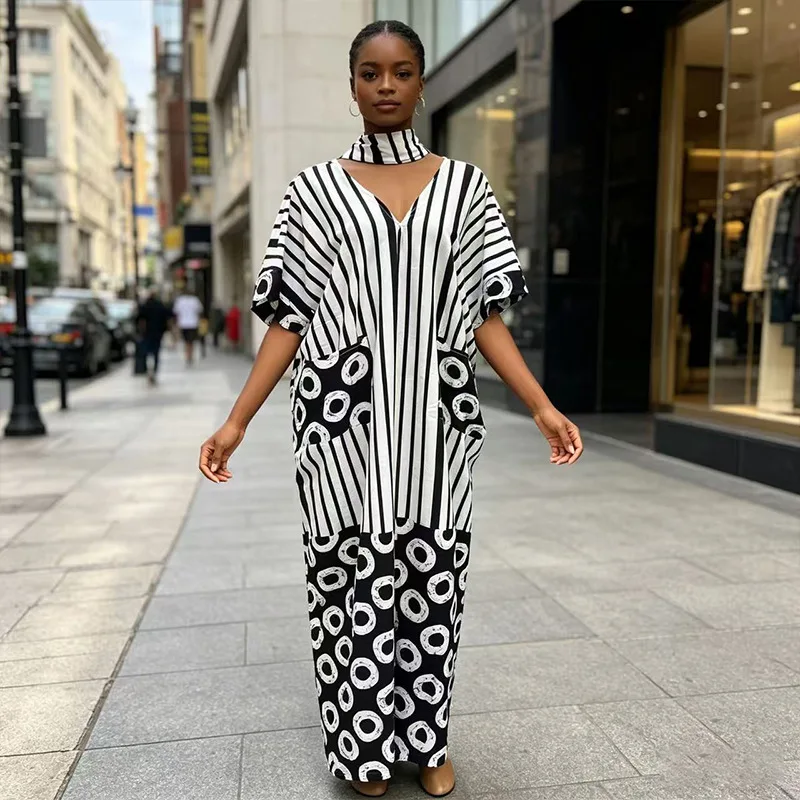 

African Clothes for Women 2026 New African Dashiki Ankara Plus Size Printing Polyester Robe Wedding Party Evening Dresses