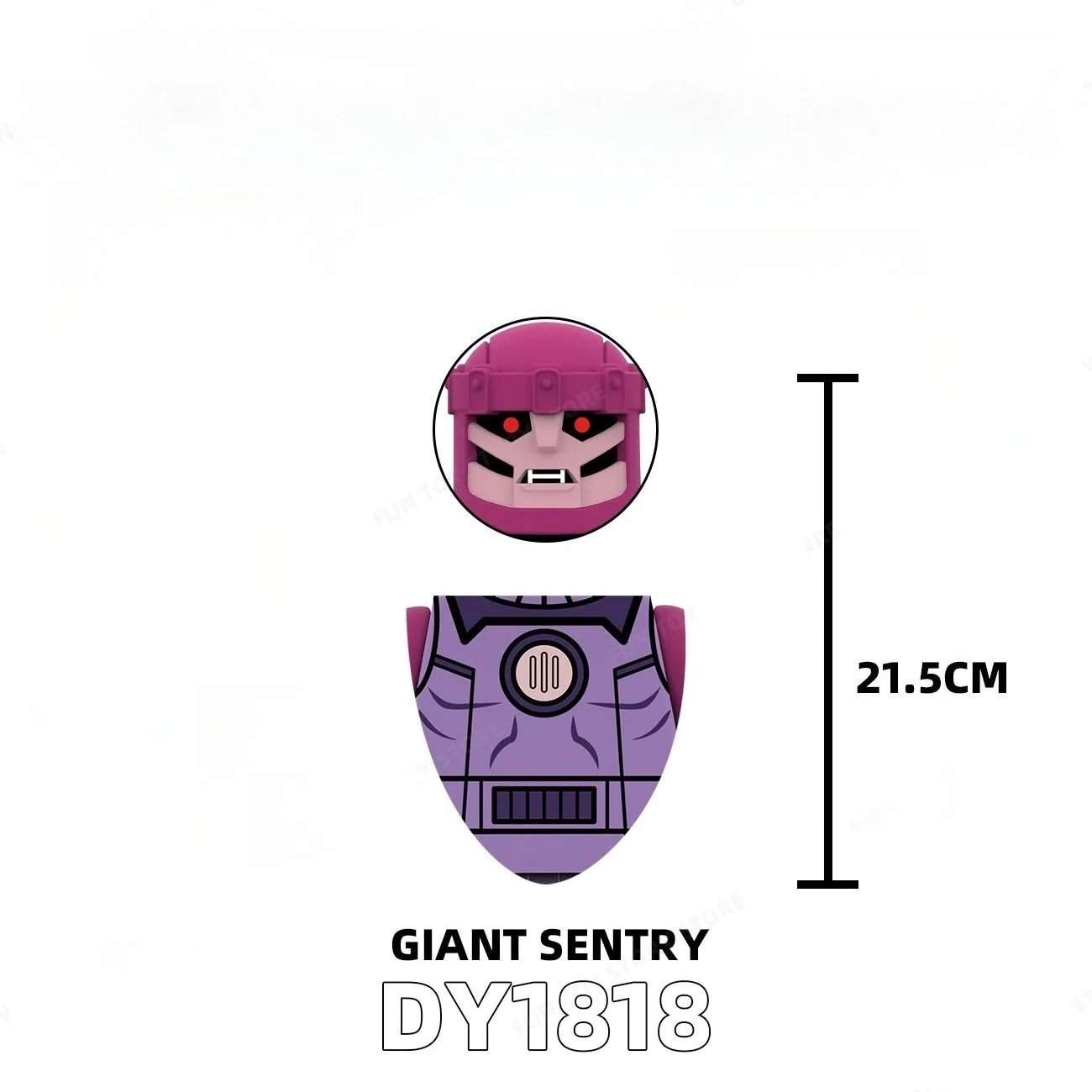 DY1818 DY1819 Super Sentry X Police Assembled Building Blocks Toy Collected by Film and Television Enthusiasts Gift for People view 2
