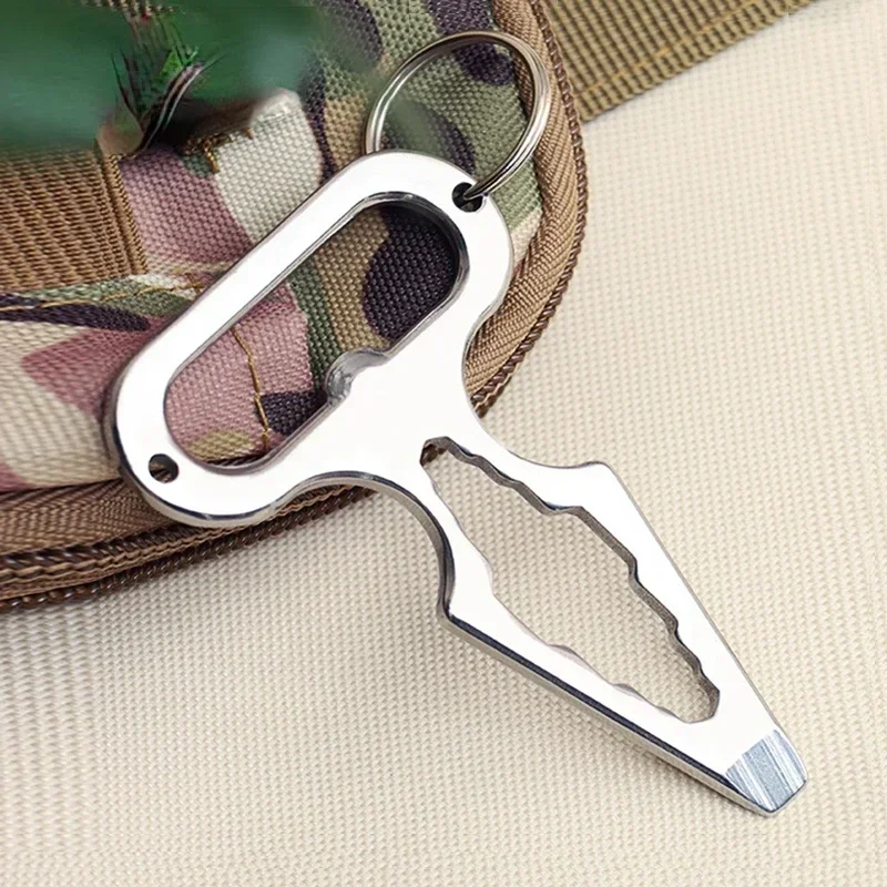 Personal Defence Keychian Stinger Bottle Opener Outdoor EDC Survival Tool Combination Wrench for Men Women Self Defense Weapons