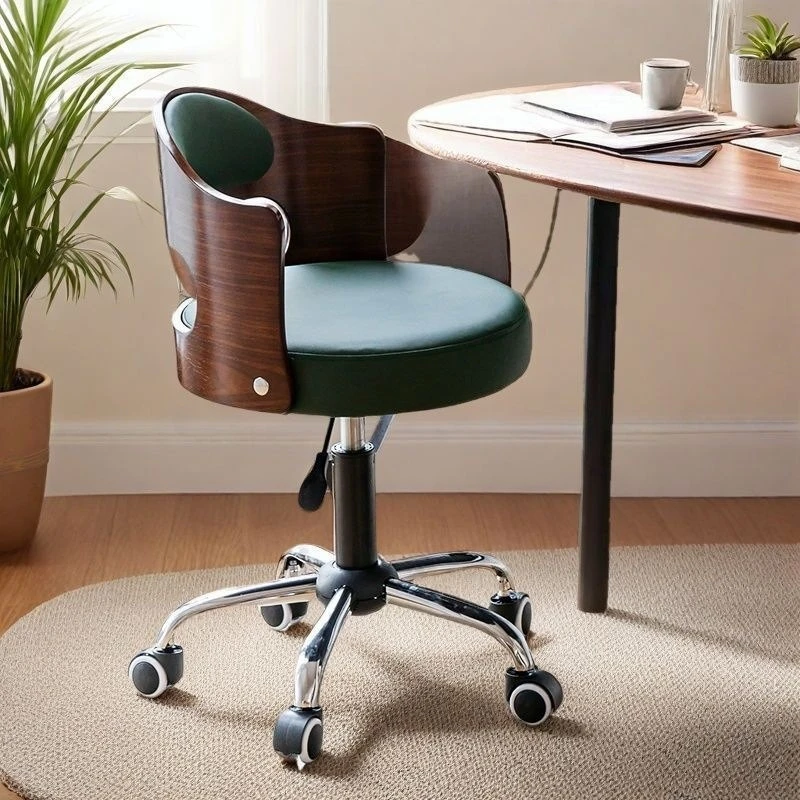 Light Luxury Bar Chair Learning Chair Office  Computer  Rotatable Pulley Universal Wheel Lifting  Others
