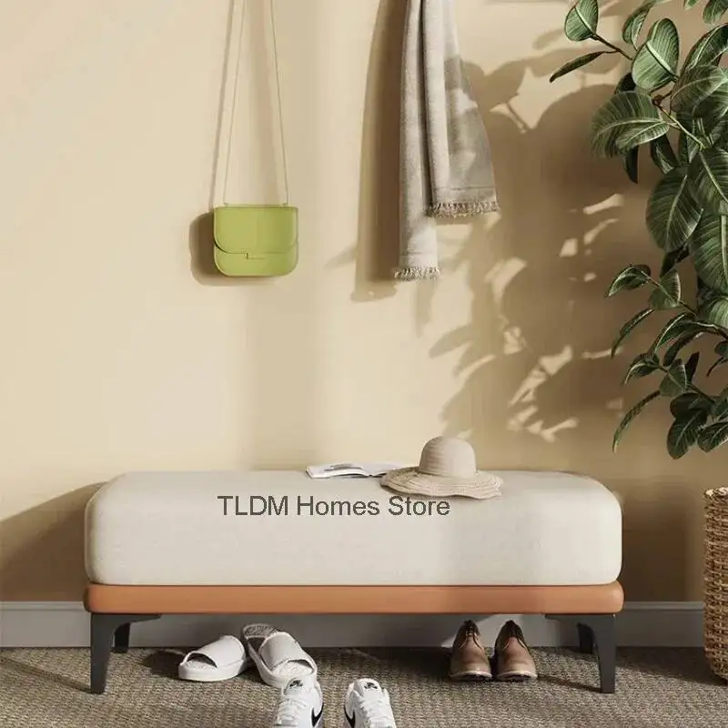 Can Home Cloakroom Shoe Rest Changing Store Stool Sit Door Stool Home Clothing Long Sofa Furniture Bench