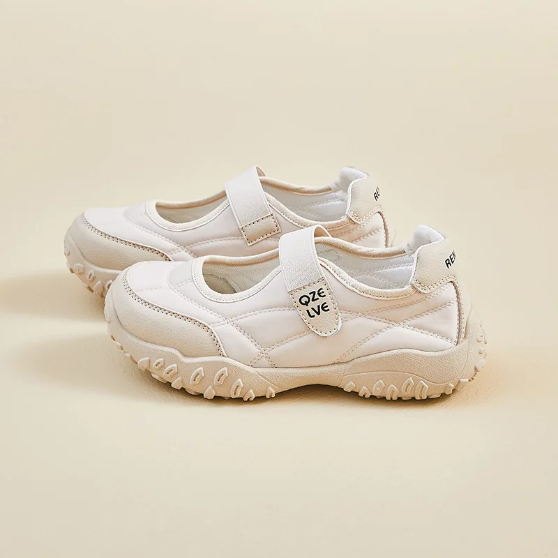 شبكة تنفس أحذية نسائية الانزلاق على الانزلاق على أحذية المرأة لينة وحيد خفيفة الوزن حذاء العمل مشبك حزام أحذية رياضية الضحلة